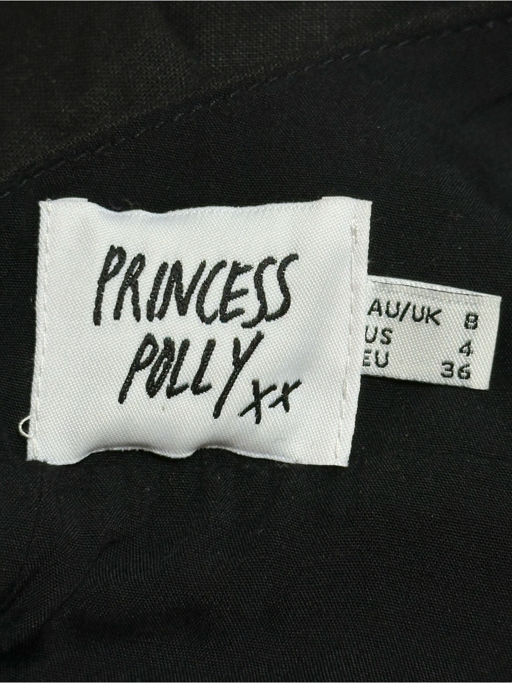 Princess Polly Black Halter Mini Dress - Picture 3 of 4